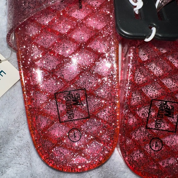 Pool slides/gel slides. Brand new never worn. Kids slide. For girls. Pink ombre. - Picture 6 of 7